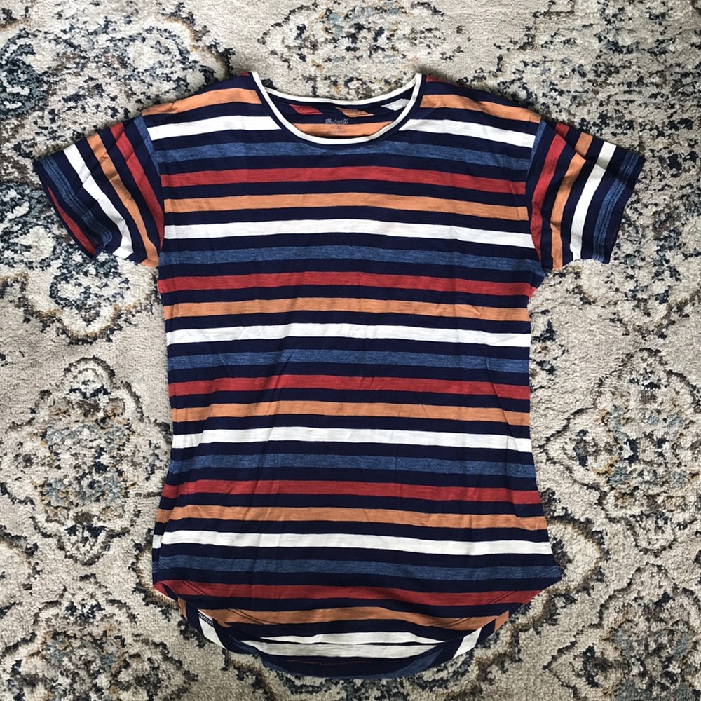 Whisper cotton striped tee